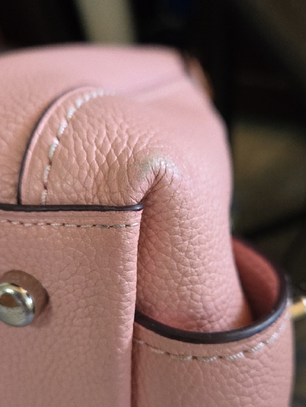 Coach Edie 31 Light Pink Pebbled Leather Purse - Picture 14 of 16